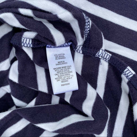 Express Striped Tshirt Dress - Picture 3 of 4